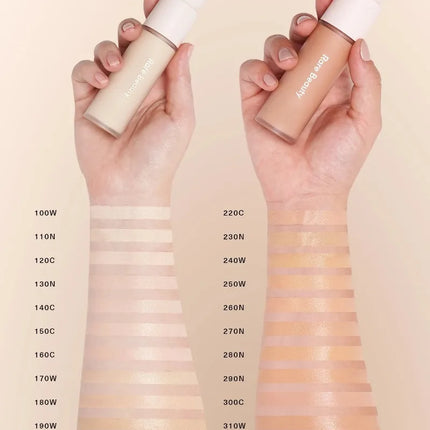 New Rare Beauty Liquid Touch Weightless Foundation Naturally Covers Flaws Dark Circles Freckles Acne Moisturizing Base Makeup
