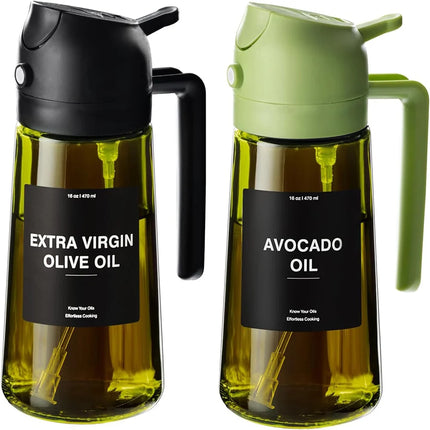 Glass Oil Sprayer 470ml / Vaporisateur Huile Verre