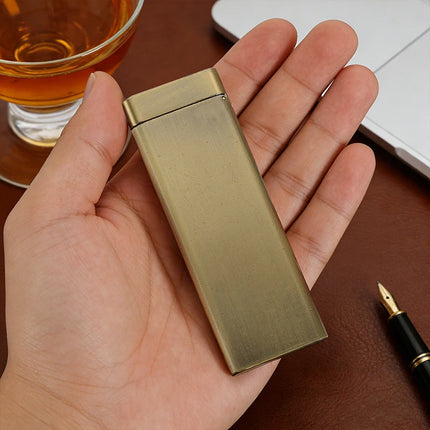 Portable Cigarette Case Metal Cigarette Storage Container for Trave Outdoor Holds 5 Ultra Slim Cigarettes Tobacco Accessories
