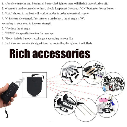 BDSM Electric Shock Pulse Metal Anal Butt Plug E-stim Massager Electro Prostate Vagina Stimulator Anus Dilator Adult Sex Toys