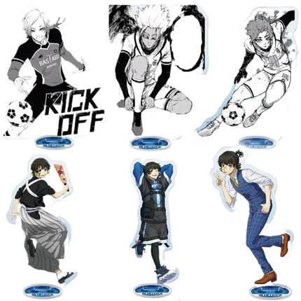 Anime The Blue Prison Michael Kaiser Hiori You Cosplay Stand Action Acrylic Model Plate Cosplay Desktop Decoration Gifts