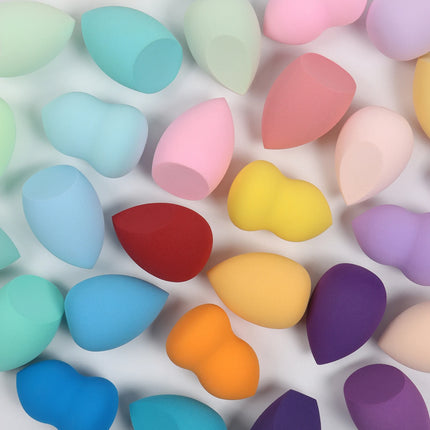 Make-Up Eggs 3-5-10-15-20-30-50 Pack, Color and Shape Random Foundation Beauty Sponge Blend, Liquid, Cream and Powder Flawless,