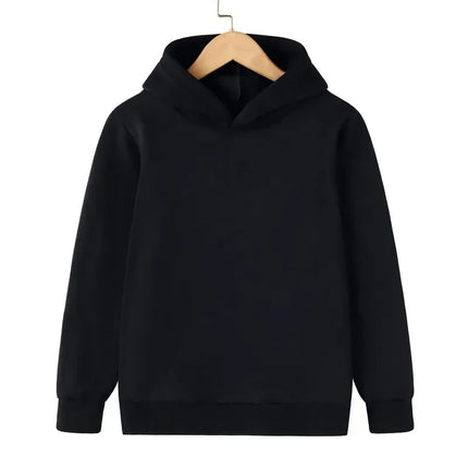 Fashion Kids Boy Hooded Hoodies Children's Hoodies Spring Autumn Girls Casual Sweatshirt Kid Solid Color Pillovers Sweatshirt