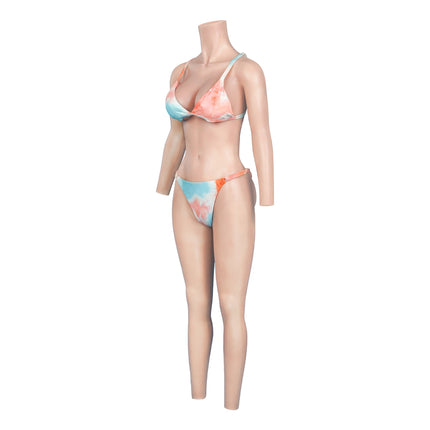KUMIHO C Cup Full Silicon Bodysuit Silicone Bodysuit Crossdresser Breast Form Transgender Cosplay Artificial Vagina for Men