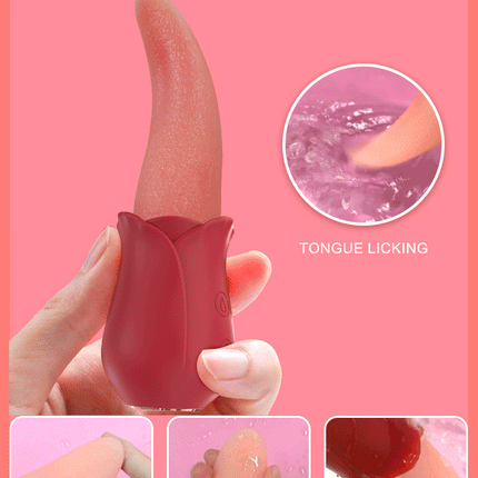 Licking Tongue Vibrator Nipples Female Clit Stimulation Vagina Masturbation Vibrating Massager Sex Toys for Women Erotic Games