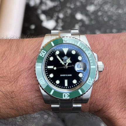 ADDIESDIVE Classic Men's Quartz Watch 20Bar Waterproof Super Luminous Diving Watches Stainless Steel Ceramic Bezel MY-H3-2 Watch