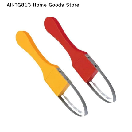 [TG813]Garden Hand Loop Weeder Tool - Iron Loop Design With Sharp Blades - Manual Weeders Tool For Weeding, Loosening