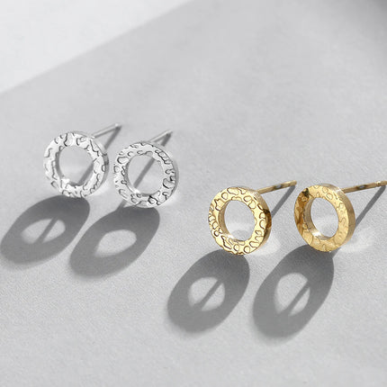 EManco Stainless Steel Stud Earrings for Women Korean Small Earings Fashion Jewelry Minimalist Women Earrings Stud Wholesale