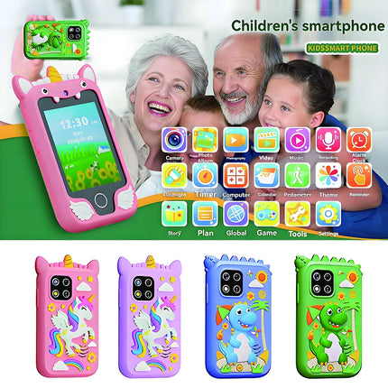 Kids Smart Phone Toy Camera Unicorn Baby Mobile MP3 Music Player Digital Camera Educational Toys Birthday Gifts Girls Boys