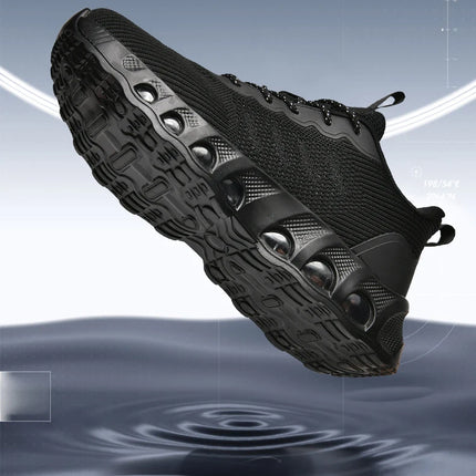 Men's air cushion casual sneakers spring summer lightweight outdoor racing running shoes breathable plus size speed sports shoes
