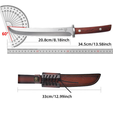 High-hardness Japanese Kitchen Knife Stainless Steel Cooking Knife Butcher's Professional Lamb And Beef Cutting And Boning Knife