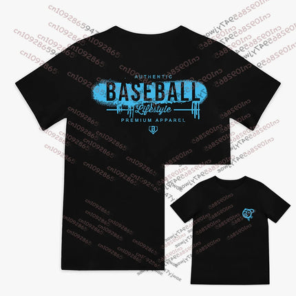2025 Newest Summer/Autumn Boys BASEBALL LIFESTYLE 101 Tee Vandal Cotton Kids T-shirts Fashion Breathable Casual Women Men's Tops