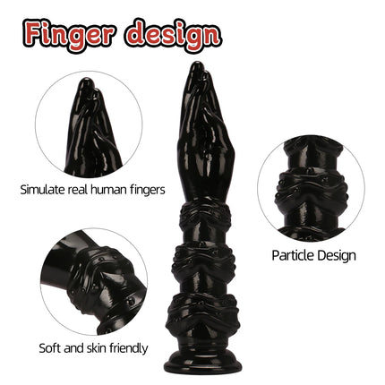 Huge Simulation Hand Fist Dildo Anal Plug Female Male Gay Hand Touching G-spot Vaginal Anal Dilator Sucker Sex Toy