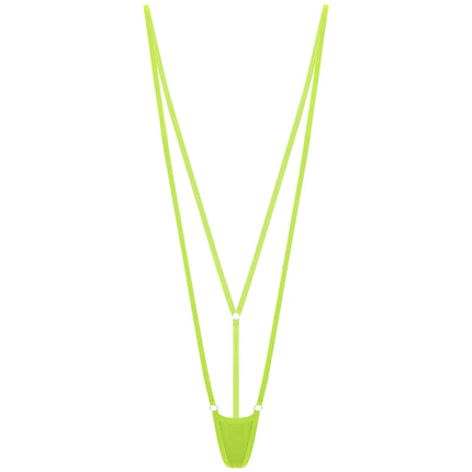 Womens Exotic Teddies Sexy Bodysuit Micro Monokini Bathing Suit Spaghetti Straps T-back Thong Swimwear One-piece Swimming Suit
