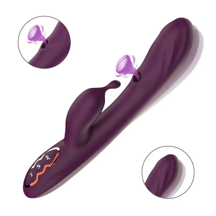 Female sex toy clitoris breast G-spot vibration 7-frequency powerful rabbit vibration sucking AV stick massager Masturbation Toys
