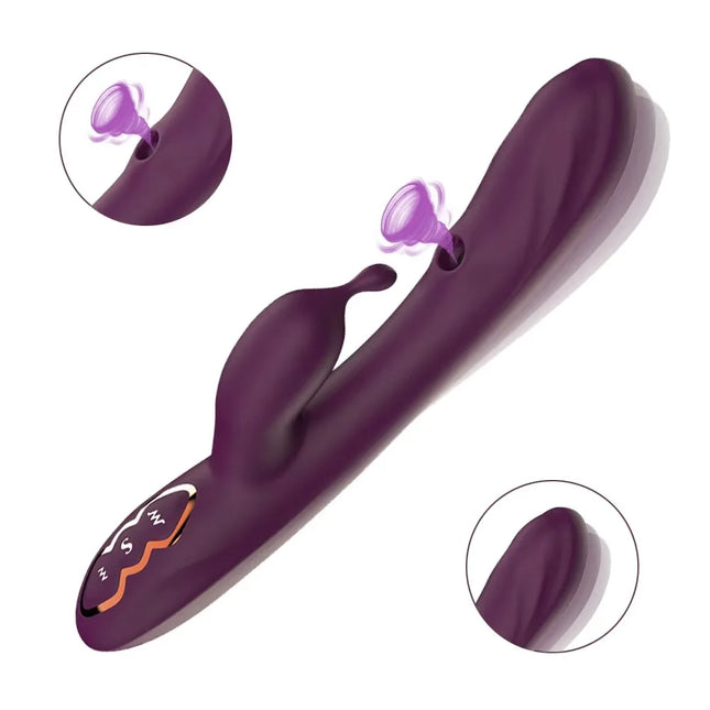 Female sex toy clitoris breast G-spot vibration 7-frequency powerful rabbit vibration sucking AV stick massager Masturbation Toys