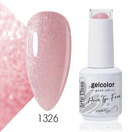 Arte Clavo Colourful Gel Nail Polish Nail Art Gel Varnishes Macaron Color Nail Semi Permanant Soak Off LED UV Gel Nail Varnishes