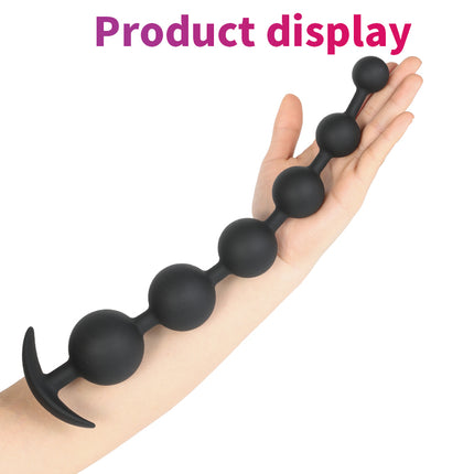 Bdsm Silicone Big Anal Plug Anal Beads Anus Masturbation Butt Plugs Erotic Flirt Sex Toys Prostate Massage for Couple Men Women