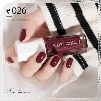 Colorful Water-Base Nail Polish 40 Colors Air Dry Peel Off Nail Art for Manicure DIY Long Lasting Nail Supplies Painting Varnish