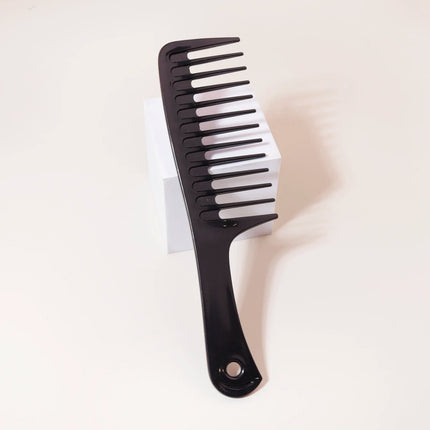 1pc Detangling Comb Professional Handle Cutting Hairdressing Comb Styling Barber Tooth Comb Travel，Special for real hair wigs