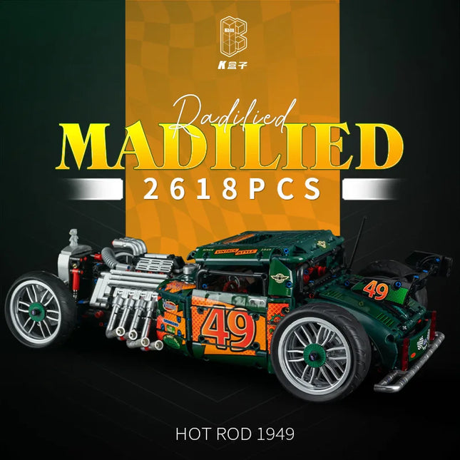 2026 New Technical Remote Control Vintage Retro Car Toys MOC T50 Classic Car Set Building Blocks Bricks For Kids Christmas Gifts