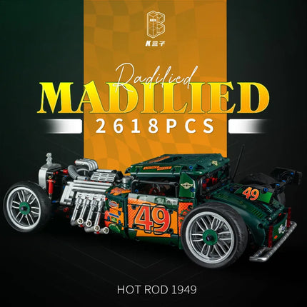 2026 New Technical Remote Control Vintage Retro Car Toys MOC T50 Classic Car Set Building Blocks Bricks For Kids Christmas Gifts