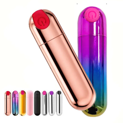 Powerful USB Charge Bullet Vibrator Clitoris Stimulator G-Spot Vagina Massage Adult Erotic Sex Toys For Woman Female Masturbator