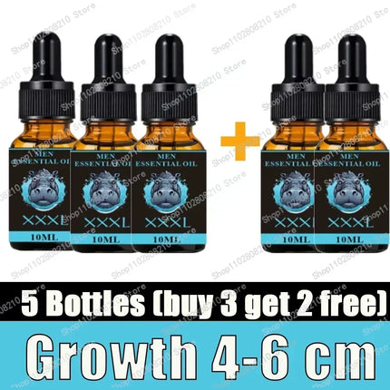 Penis Permanent Thickening, Increase XXL Growth Enlargement Massage Men's Cock Erection Lubricant Plant Extracts Massage Oil
