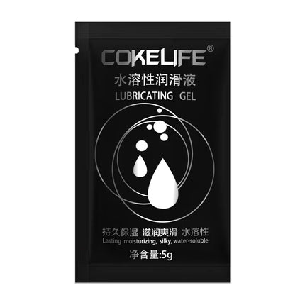 10pcs/lot 5g Small Bag Anal Vaginal Sex Lubricant Water Based Anal Smooth Oil Sex Products for Sexual Life Massage