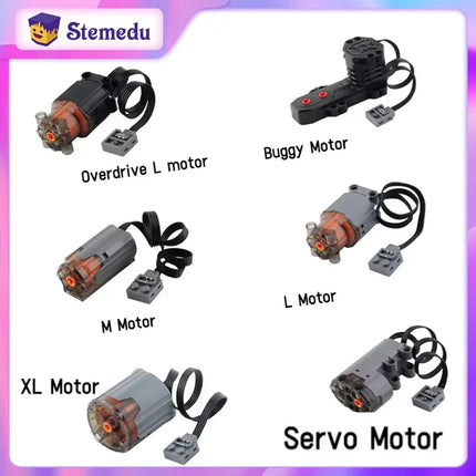 Mould King APP Remote Control MOC Power Functions Modificate Bricks M L XL Servo Motor Buggy Motor 8883 88003 8882 88004 5292