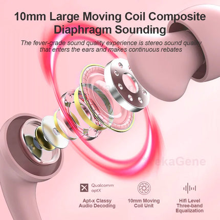 USB Type C Wired Headphone 3.5mm Stereo Music In-Ear Earphones With Wire Control Mic Sleeping Earplugs For Samsung iPhone Xiaomi