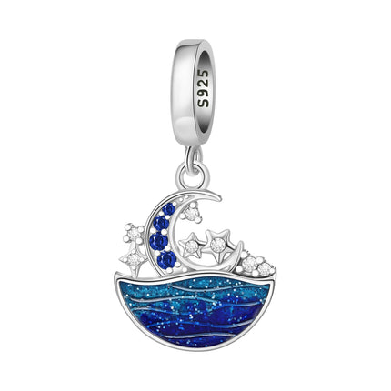 S925 Sterling Silver Charm Bead Angel Prayer Travel Memorial Pendant Fine Birthday Gift Fit Bangle Bracelet Necklace DIY Jewelry