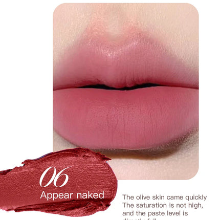 HERORANGE yarn felt velvet fog matte lipstick fog face velvet color holding makeup lifting color whitening lipstick