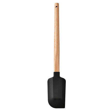 Silicone Scraper Scraper, Home Baking Wooden Handle Scraper, Cake Scraper, Cream Small Spatula Set