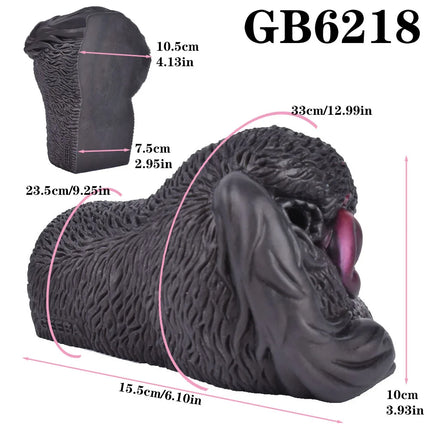 GEEBA Fantasy Male Masturbator Silicone Male Masturbation Sleeve Realistic Vagina Pocket Pussy Inverted Modle Sex Toys For Men