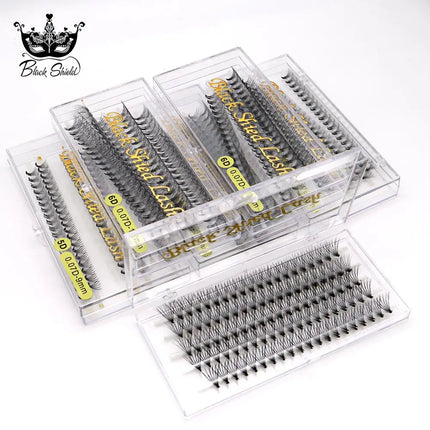 1200 Fans 3D-20D Premade Russian Volume Fans Sharp Thin Pointy Stem Premade Lashes Extension Faux Mink Lashes Wholesale
