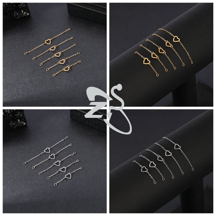 ZS 1 Piece Stainless Steel Nose Chain 32MM-50MM Bridge Piercing Sharp Cone Tassel Dangle Nostril Piercings Jewellery Accessories