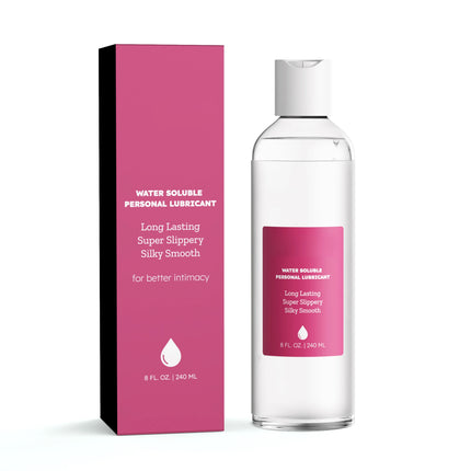 Water-Based Lubricant Safe Vaginal Anal, Wash-Free Long-Lasting Lube for Couples, Adult Erotic Tools Compatible Condoms 18+