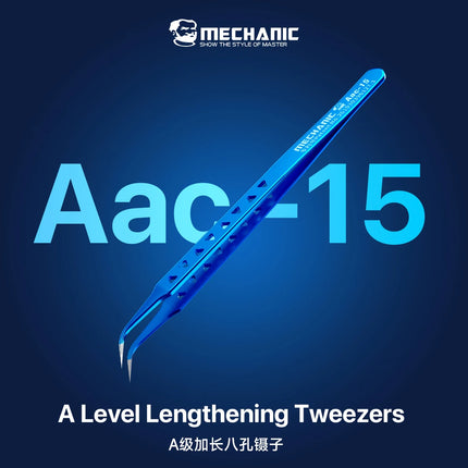MECHANIC Aac-14 /15 Stainless Steel Tweezers for Phone Repair  Precision 8 Hole Heat Dissipation Flying Wire Spot Welding Clip