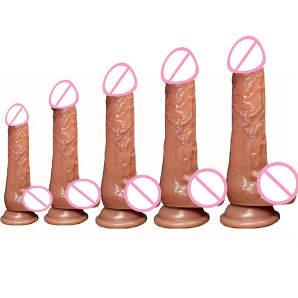 Realistic Dildo Soft Silicone Anal Butt Plug Vaginal G-spot  Masturbator Penis Suction Cup Big Dick Lesbian Sex Toys for Women18