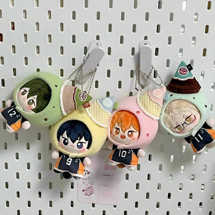 10/20cm Volleyball Kageyama Hinata Hanging Haikyuu Plush Keychains Backpack Pendants Plush Pillow Fans Party Birthday Gifts