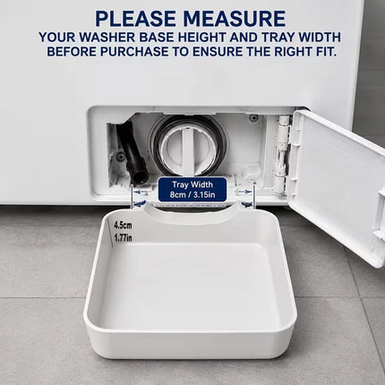Washing Machine Drainage Funnel - A Drip Tray for Cleaning the Lint Filter, Preventing Water Leakage in the Laundry Room