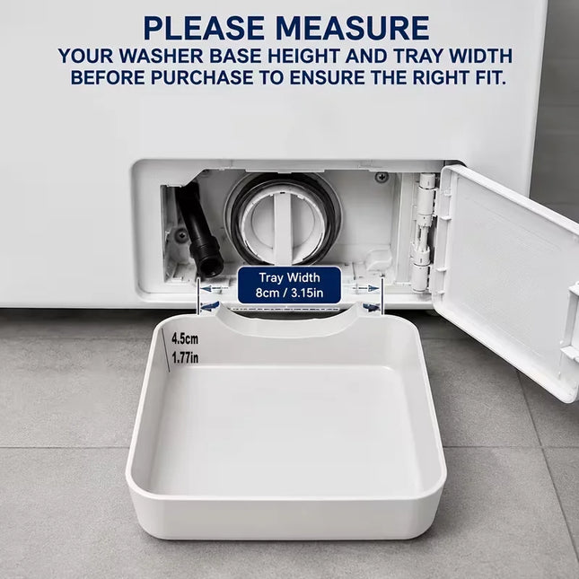 Washing Machine Drainage Funnel - A Drip Tray for Cleaning the Lint Filter, Preventing Water Leakage in the Laundry Room