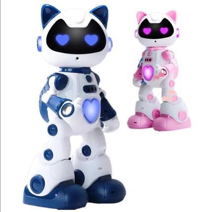 Remote‑Controlled Walking Dancing Robot Toy, LED Light Rechargeable Play Toy for Teen Boys Holiday Gifts