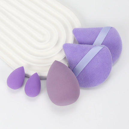5Pcs Professional Makeup Sponge Set - Soft, Gentle, Multi-Purpose Tools for Perfect Foundation, Powder and Blush Application