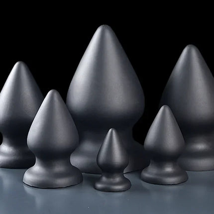 S-XXXL Huge Anal Plug Liquid Silicone Soft Conical Butt Plug Big Anal Dildos for Women Men G-spot /prostate Massage 18+ Sex Toys