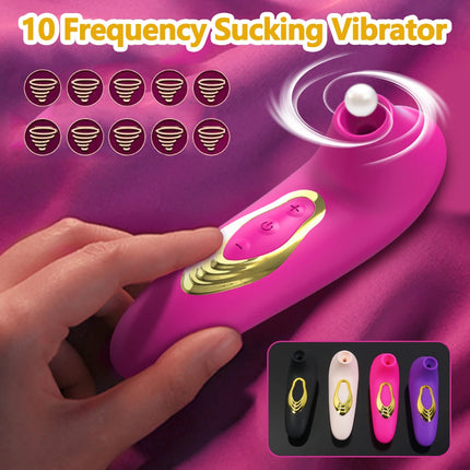 Powerful Oral Sucking Vibrator Female Blowjob Sucker Clitoris Vacuum Suction Nipple Massager Masturbator Adult Sex Toy for Women