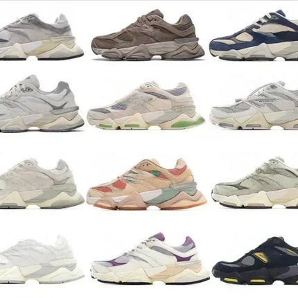 New 9060 retro durable sports shoes, height increasing, casual, breathable running shoes, men's and women's board shoes