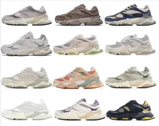 New 9060 retro durable sports shoes, height-increasing, casual, breathable running shoes, men's and women's platform shoes