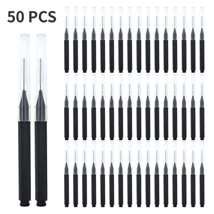 5/10/50PCS Mini Eyebrow Brush Brow Perm Brush Disposable Brow Lifting Brushes Bendable Micro Eyelash Brush Applicators Tools